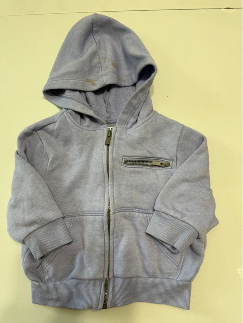 12-18M Purple Old Navy Zip-up Hoodie - STAINS